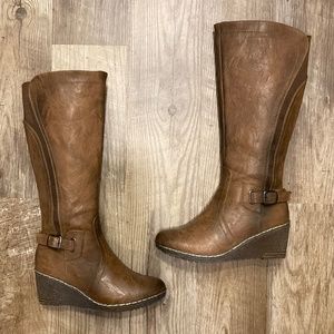 Patrizia Tall Wedge Boots
